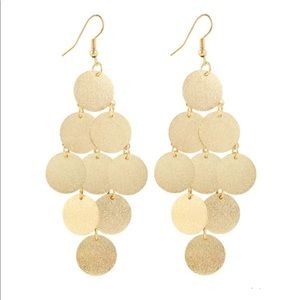 🚨Last 1: Boho Gypsy Gold Coin Chandelier Earrings